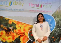 Dr. Bhagyashree Patil with Rise and Shine, Biotech, from India.